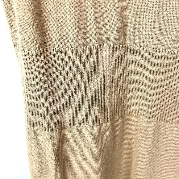 Intermix Celia Beige Sleeveless Knit Maxi Dress - Picture 5 of 8